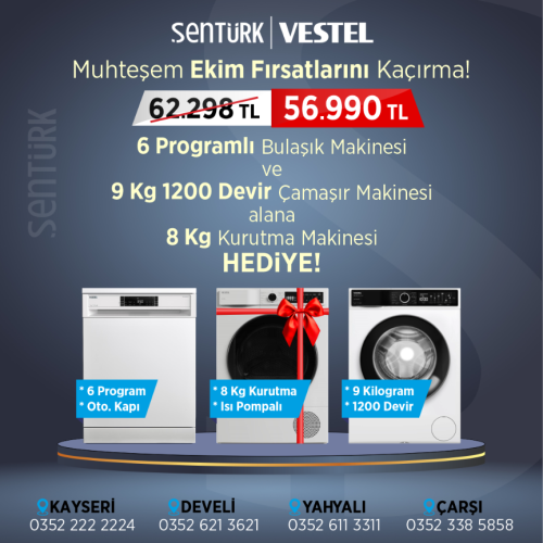 Vestel "Muhteşem Ekim Fırsatları" Beyaz Eşya Seti - 2