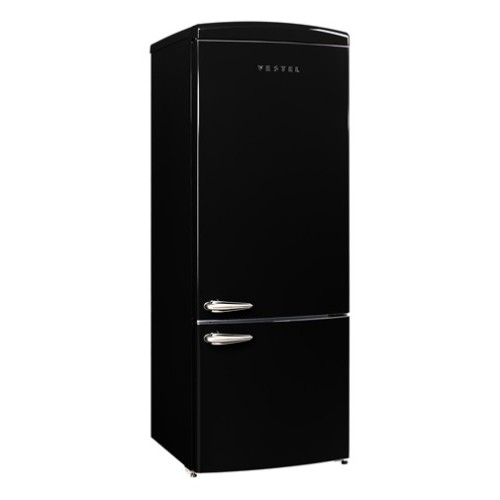 Vestel Retro NFK52001 Siyah 471 Lt No-Frost Buzdolabı