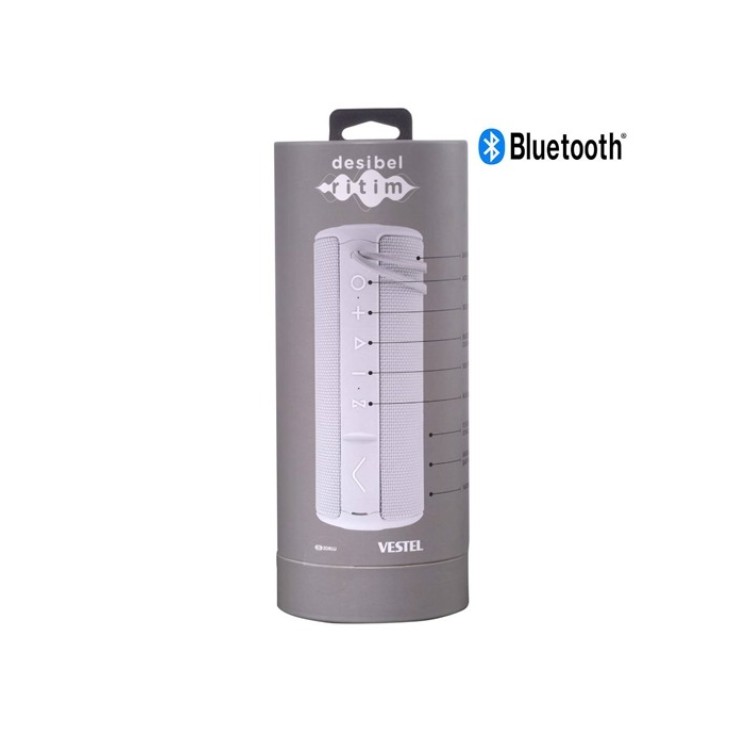 Vestel Desibel H500 Bluetooth Hoparlör Gri