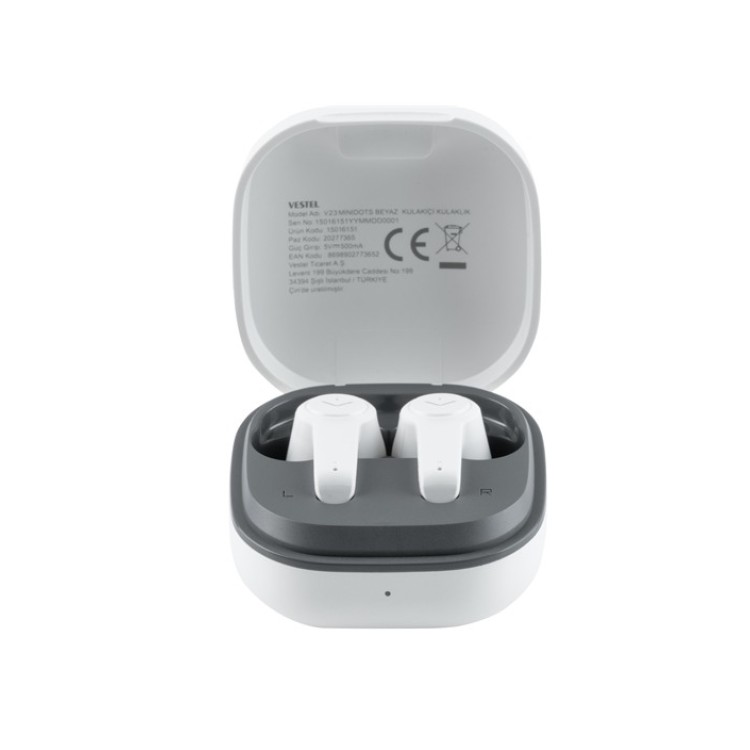 Vestel V23 Minidots Beyaz Kulakiçi Kulaklık