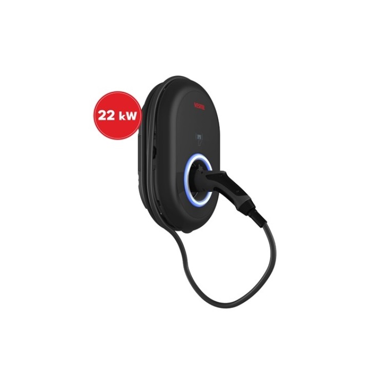Vestel Elektrikli Araç Şarj İstasyonu EVC04 22kW Kablolu