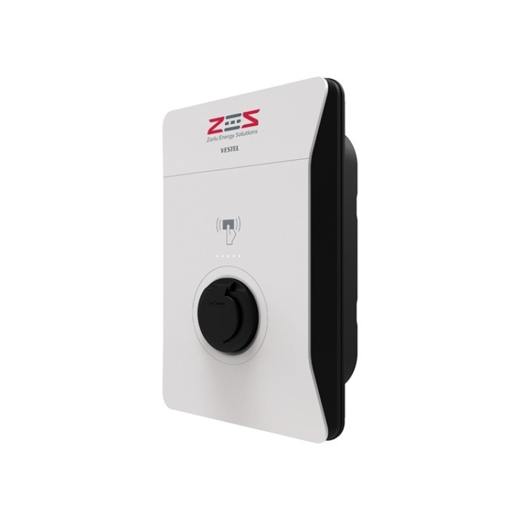 Vestel Elektrikli Araç Şarj İstasyonu EVC04 ZES4-AC22SW-OPT1 22 kW Smart Wi-Fi Soketli