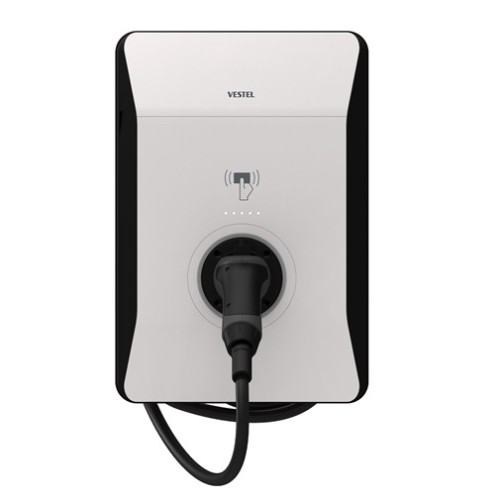 Vestel Elektrikli Araç Şarj İstasyonu EVC04 Smart Wifi 22kW Kablolu