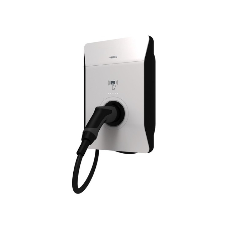 Vestel Elektrikli Araç Şarj İstasyonu EVC04 Smart Wifi 22kW Kablolu