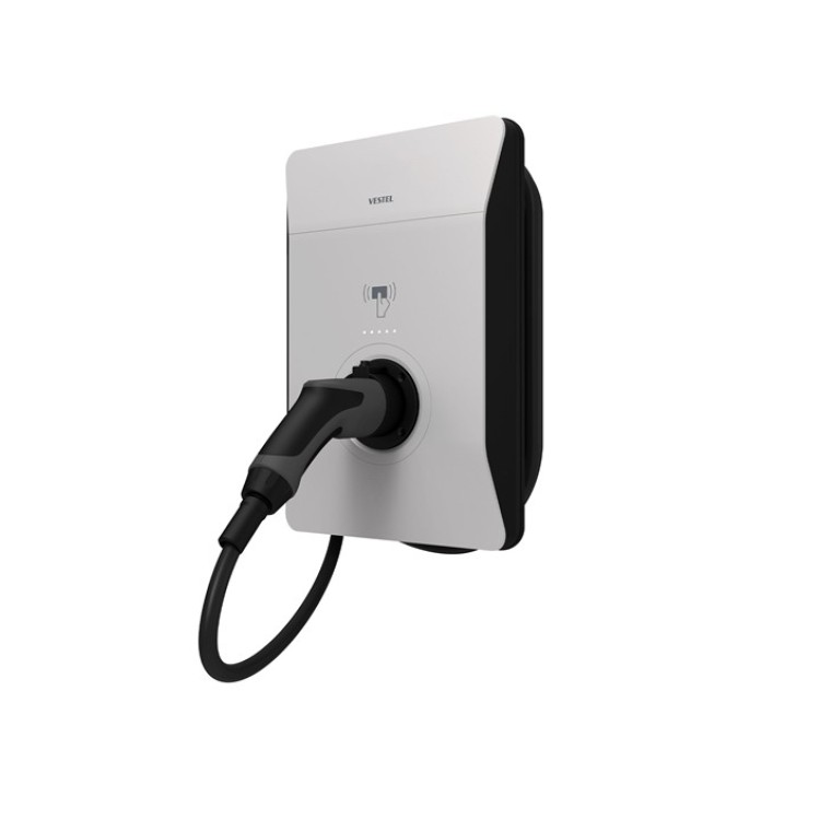 Vestel Elektrikli Araç Şarj İstasyonu EVC04 Smart Wifi 22kW Kablolu