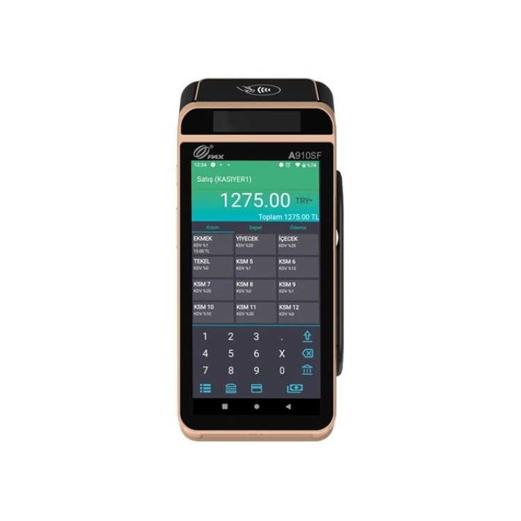 PAX A910SF Android YazarkasaPOS