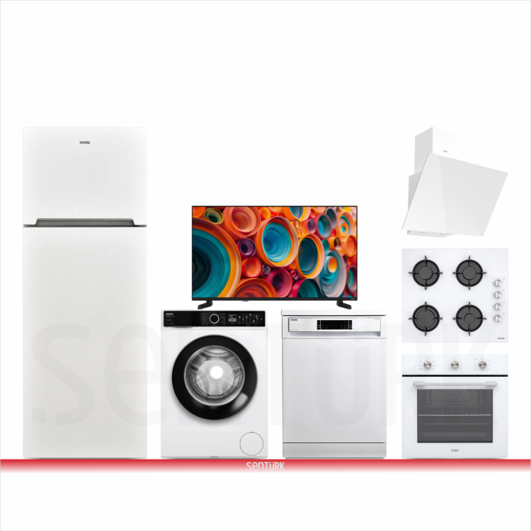 Vestel Şentürk ''İlk Evim'' Beyaz Eşya Seti Çeyiz Paketi 1