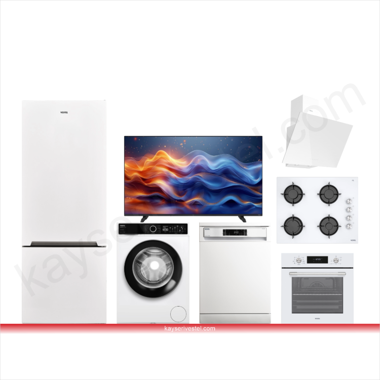 Vestel Safir Beyaz Eşya Seti Çeyiz Paketi 2