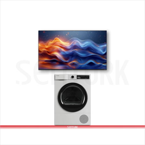 Vestel 2'li Beyaz Eşya Seti (50UV9750 TV + KM 95301 Kurutma)