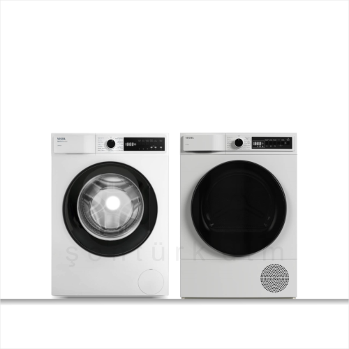 Vestel 2'li Beyaz Eşya Seti (CMI 106321 Çamaşır + KM 106301 Kurutma)