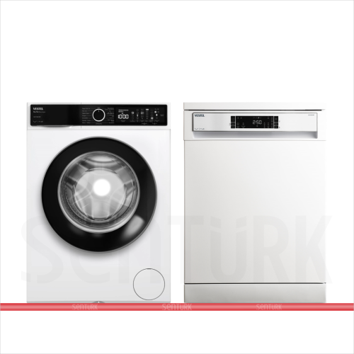 Vestel 2'li Beyaz Eşya Seti (CMI 97402 Çamaşır + BM 4212 Bulaşık)