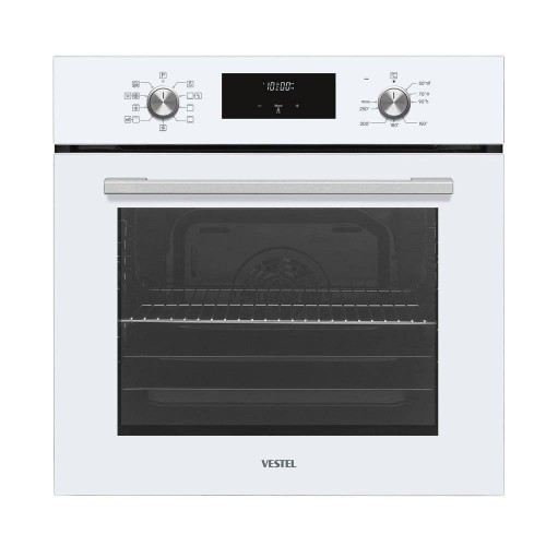 Vestel 2'li Fırın Ocak Beyaz Ankastre Set (65104 B-T ve 7841 B)
