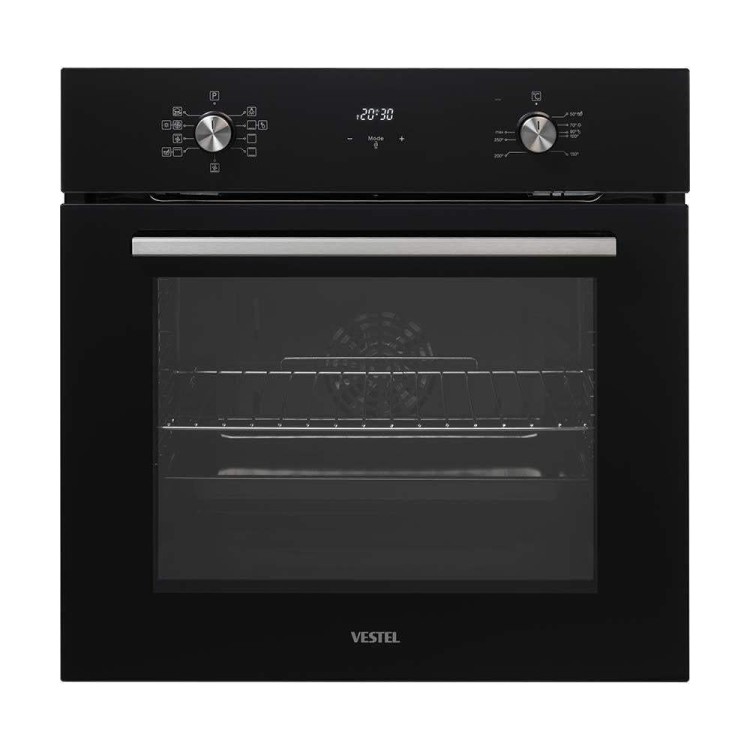 Vestel 2'li Fırın+Ocak Siyah Ankastre Set (65104 S-T ve 7684 YS)