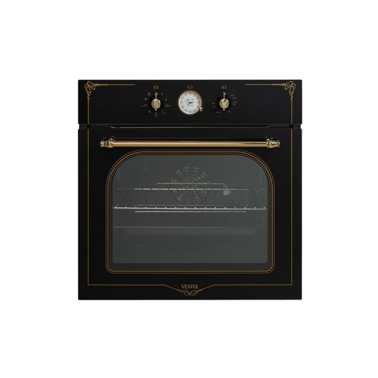 Vestel AF-7688 RS Rustik Siyah Ankastre Fırın
