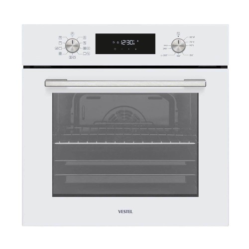 Vestel Ankastre - Eğik Beyaz Cam Ekonomik Set