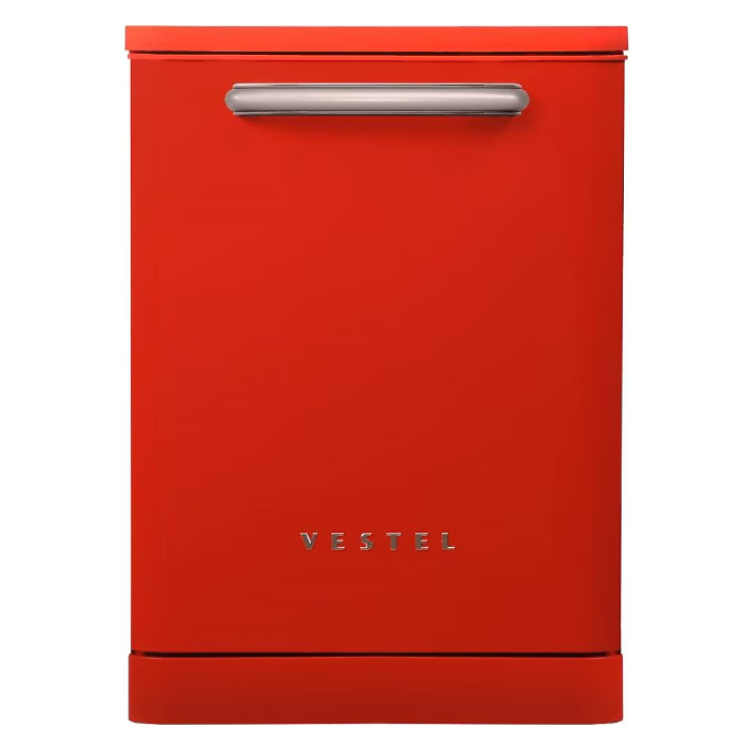 Vestel BM 5011 Retro Kırmızı Bulaşık Makinesi