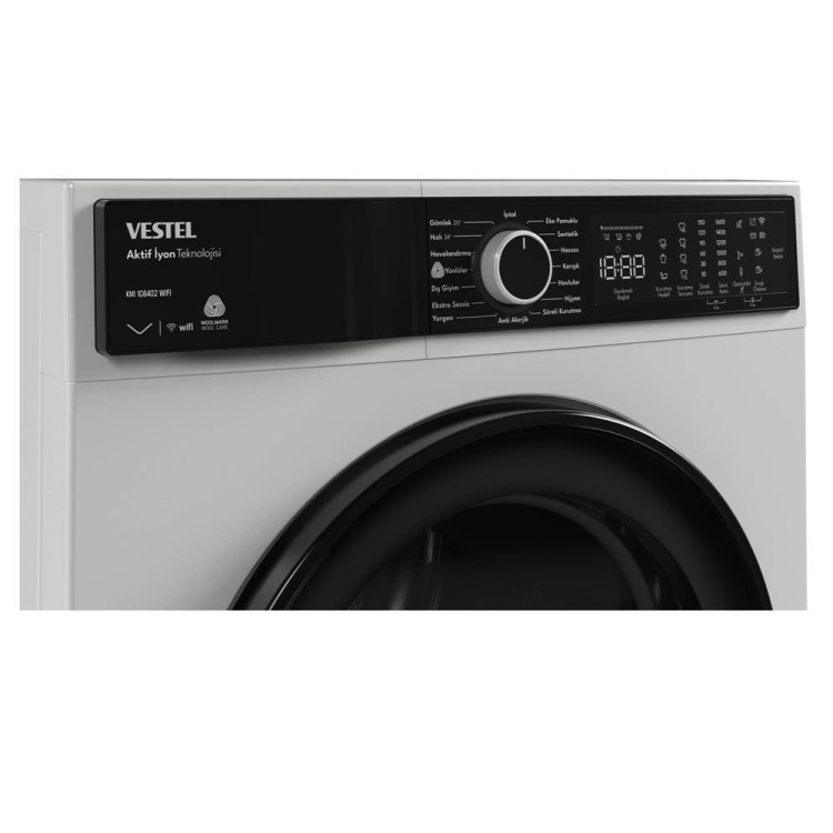 Vestel KMI 108402 WIFI 10 Kg Kurutma Makinesi