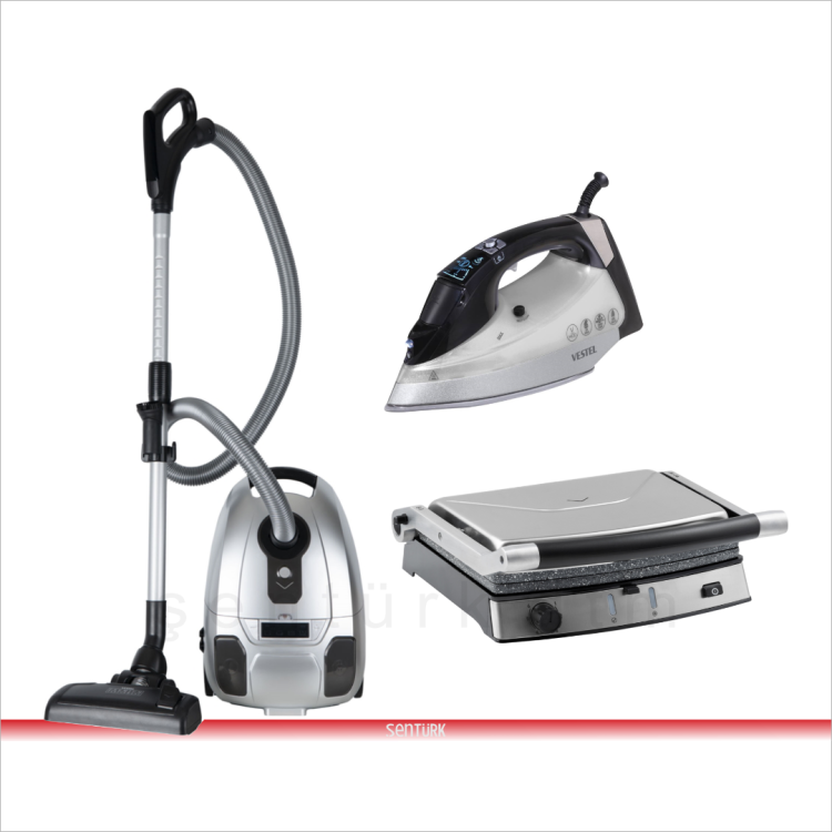 Vestel Gri Küçük Ev Aletleri Seti