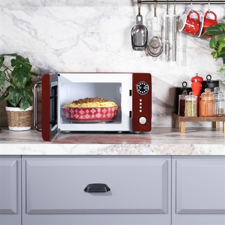 Vestel Retro Bordo Küçük Ev Aletleri Seti