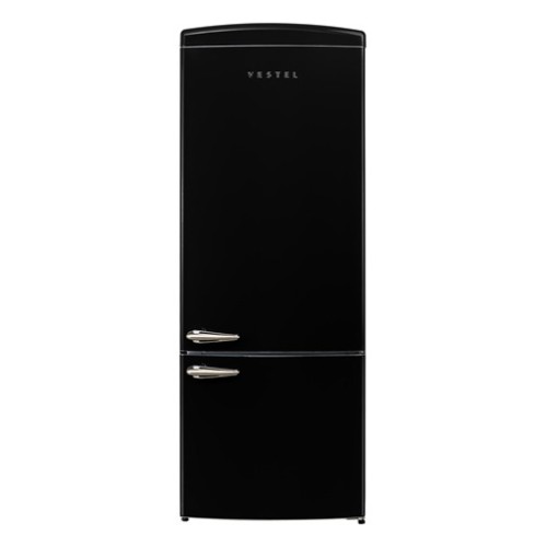 Vestel Retro NFK52001 Siyah 471 Lt No-Frost Buzdolabı