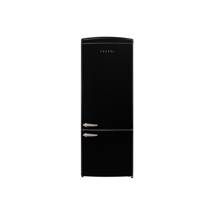 Vestel Retro NFK52001 Siyah 471 Lt No-Frost Buzdolabı