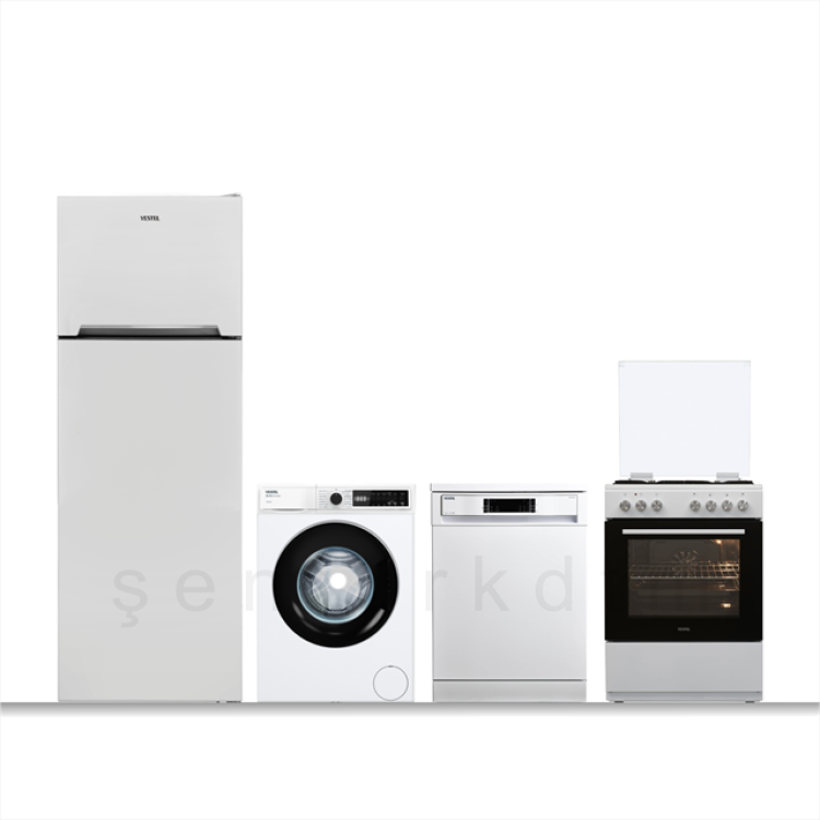 Vestel Zümrüt Beyaz Eşya Seti Çeyiz Paketi 1