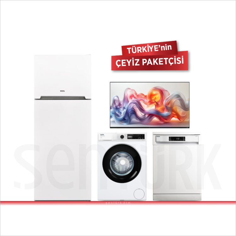 Vestel "Yıl Sonu Özel" Beyaz Eşya Seti Çeyiz Paketi 1