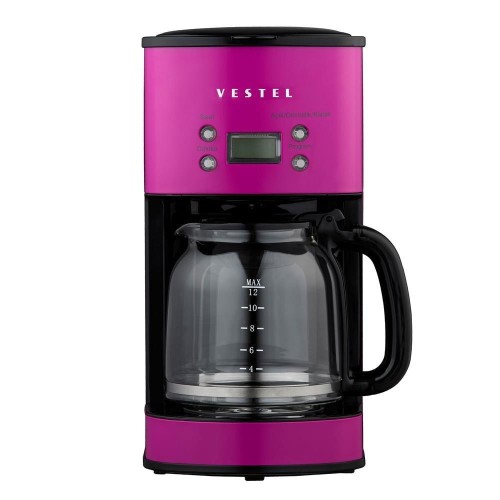 Vestel Retro Filtre Kahve Makinesi Pembe