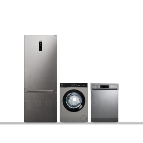Vestel "Lüks Inox" Beyaz Eşya Seti Çeyiz Paketi 1