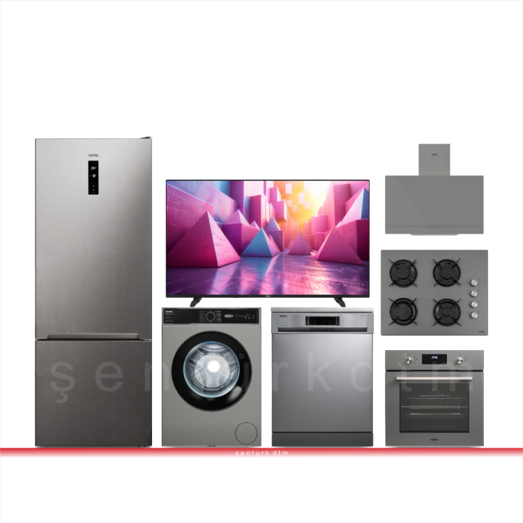 Vestel "Lüks Inox" Beyaz Eşya Seti Çeyiz Paketi 4