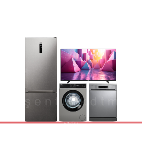 Vestel "Lüks Inox" Beyaz Eşya Seti Çeyiz Paketi 2