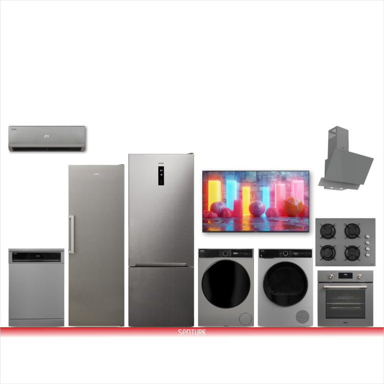 Vestel "Yakut Inox" Beyaz Eşya Seti Çeyiz Paketi