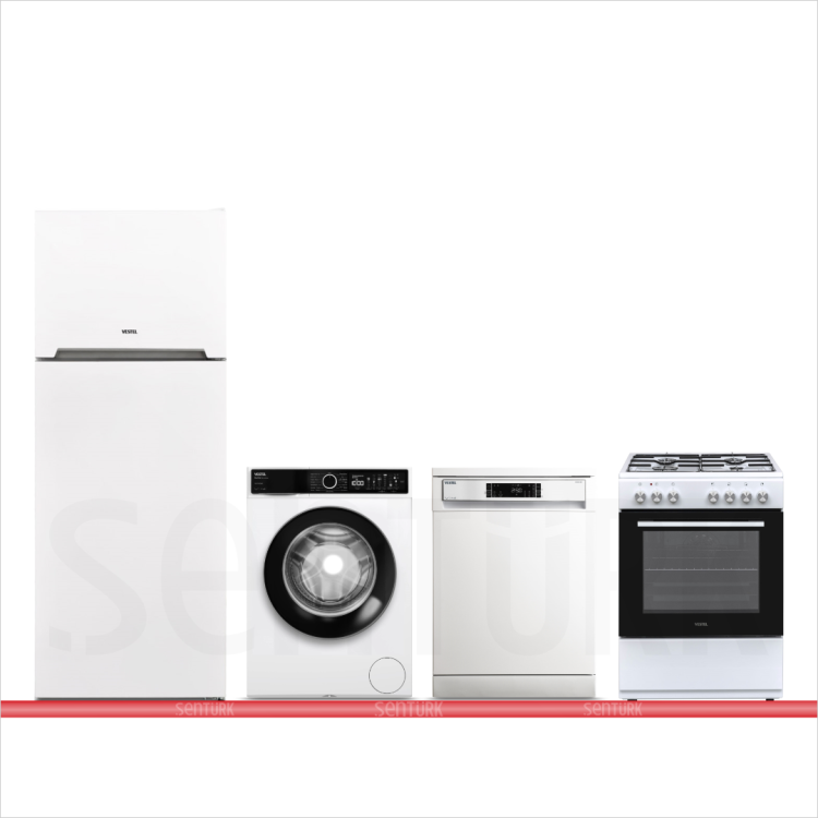 Vestel Zümrüt Beyaz Eşya Seti Çeyiz Paketi 1