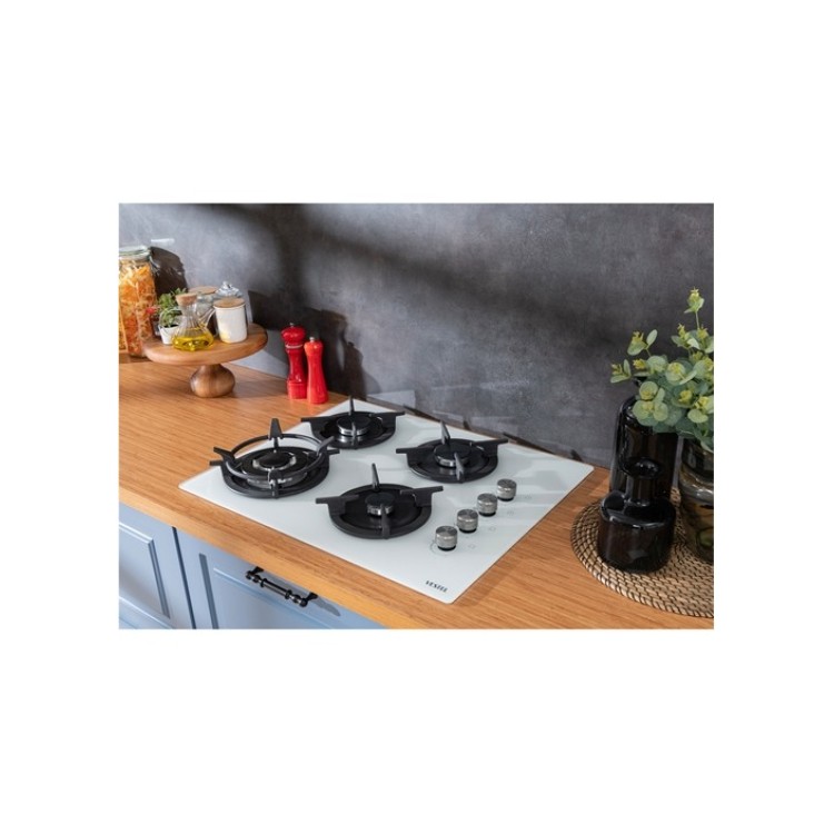 Vestel AO-65104 BDG-DW 65 cm 4 Gözü Gazlı (1 Gözü Wok'lu) Ankastre Ocak